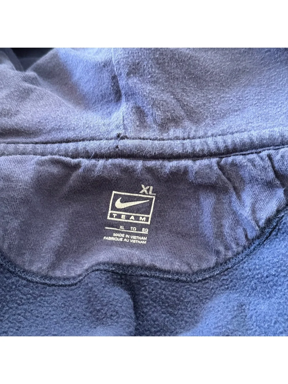 Vtg Nike Team BYU Cougars Full Zip Hoodie Mens XL Y2K